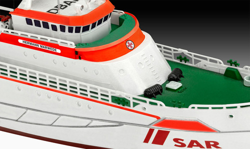 Barco Buque Rescate Hermann Marwede 1/200 Model Kit Revell