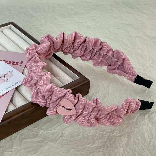 Diadema Tipo Gofre Para Mujer, Esponja Suave, Ala Ancha, Bon
