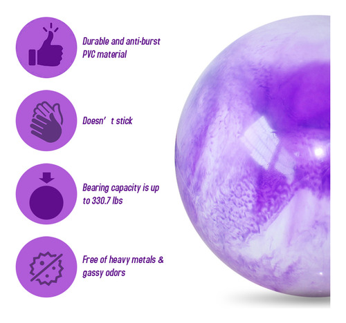Pelota De Yoga Gruesa Y Antiráfagas, Pelota De Ejercicio
