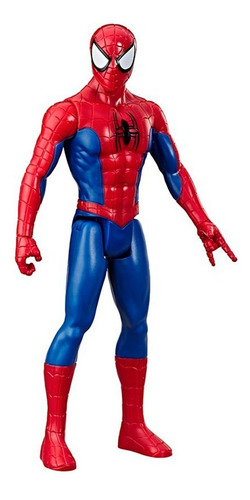 Marvel Hasbro Figura de Acción de Spider-Man Titan Hero de 30cm, Rojo y Azul
