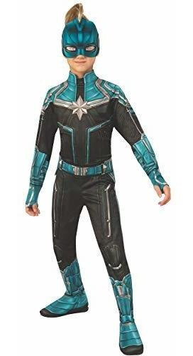 Capitán De Niñas Marvel Kree Costume