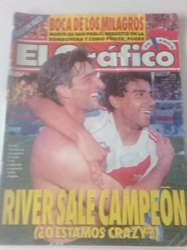 El Gráfico 3884 River Sale Campeón Tito Bessone Goleada Boca