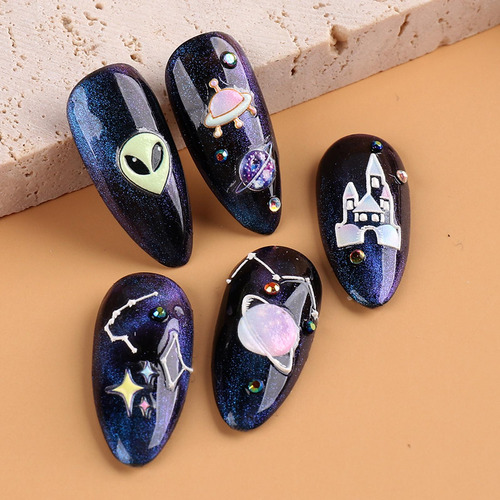 Lindas Pegatinas De Uñas En Relieve 5d Flor Animal 5d-k149