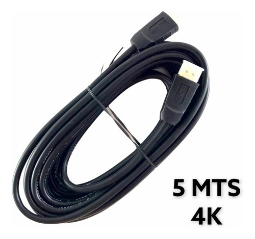 Cabo Hdmi 5 Metros 4k Ultra Hd 2.0v Brasforma