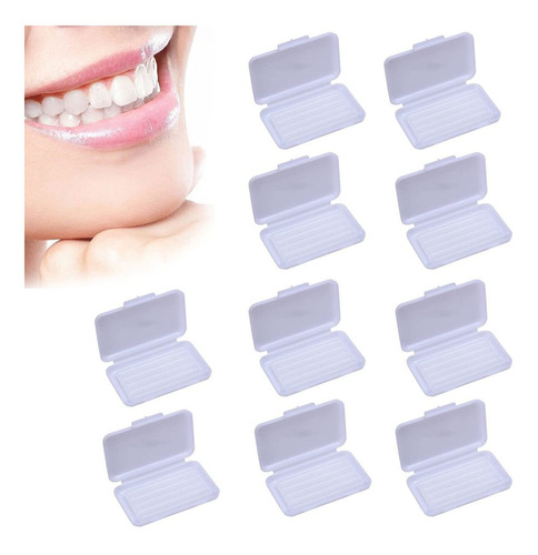 10 Unidades De Cera Oral Dental, Cera De Ortodoncia Dental D