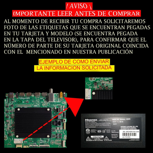 Main Rca 55120re01m3393lna35-c2 / Ld.m3393.b / Led55g55r120q (Usado)