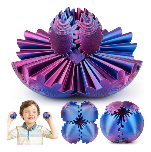 3d Printed Gear Ball Spin Ball Fidget Toy