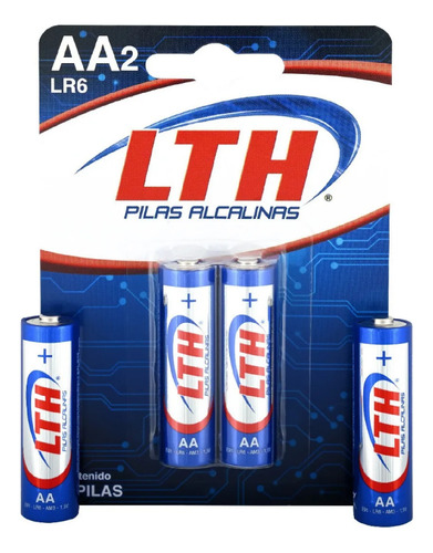 16 Pilas Aa Alcalinas 1.5v Max Duracion Lth