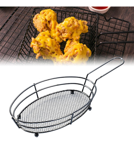 Cesta De Fritura, Cesta De Servir Preto
