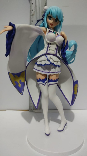  Figura Anime De Aqua Konosuba X Emilia Re Zero A