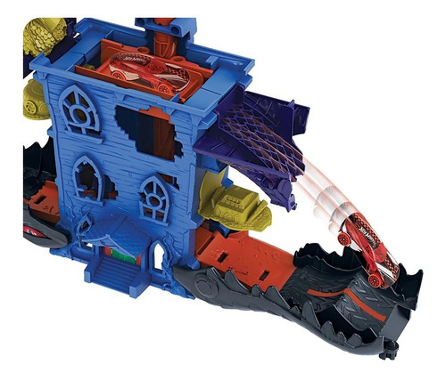 Imagen 4 de 7 de Hot Wheels City Mansión Del Cocodrilo Pista De Juguete