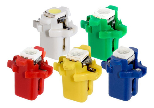 10 Ampolletas Led B8.3 B8.3d Led 5050 Para Tableros