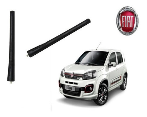 Antena 14 Cm  Carro Fiat Uno