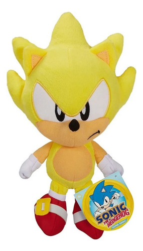 4.11 Muñeco De Peluche Sonic The Hedgehog Super Sonic De 7