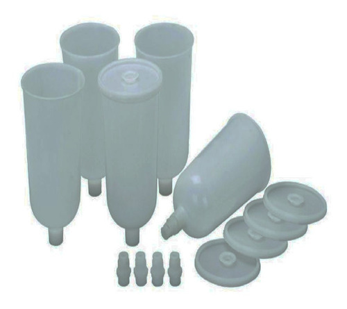 Set 5 Vasos Para Pistola Para Pintura De Aire Hlvp