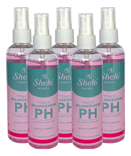 Tonico Balanceador Ph Shelo Nabel® 130ml. 5 Pz Fragancia Neutro