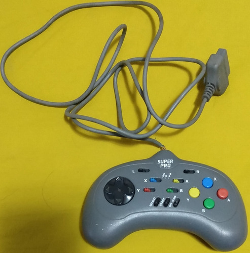 ( Leia ) Controle Super Nintendo Super Pro Chips Do Brasil