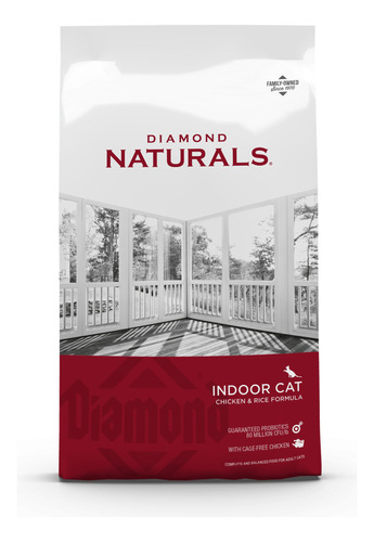 Alimento Diamond Naturals Gato Indoor Adulto 7,5kg 