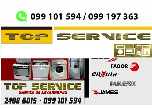 Top Service Reparacion Lavarropas Enxuta James Panavox Delne