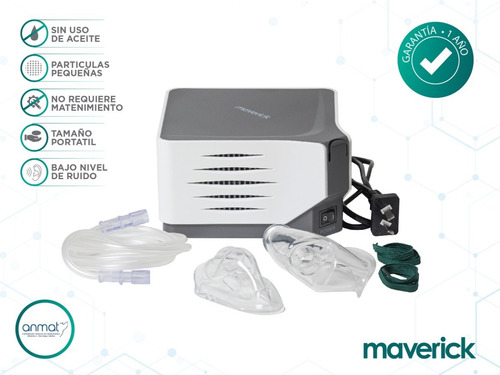 Imagen 5 de 10 de Kit Oxímetro De Dedo + Nebulizador A Pistón Anmat
