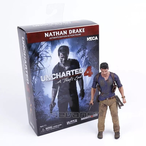 Figura Nathan Drake De Uncharted 4 A Thiefs End Neca 17cm
