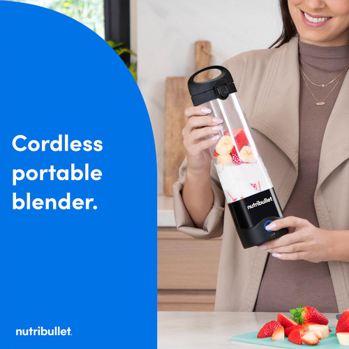 Licuadora Portátil Nutribullet Nbpb50100w 600ml Usb-c Blanca