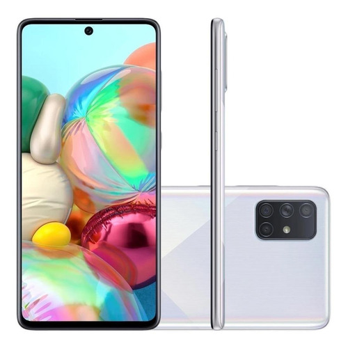 Samsung Galaxy A71 Dual SIM 128 GB prism crush silver 8 GB RAM