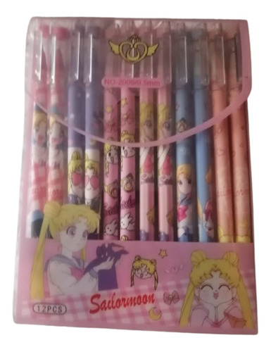 Lápiz  O Bolígrafo Tinta Gel Borrable De Sailor Moon