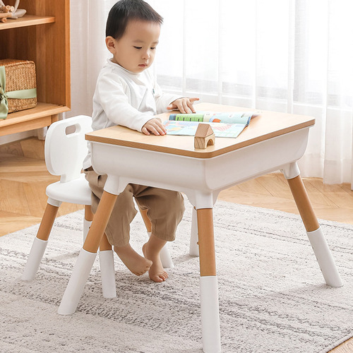 Juego De Silla De Escritorio De Estudio Ajustable Para Niños