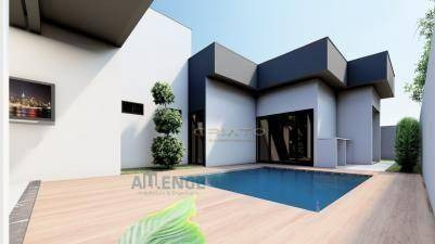 Imagem 2 de 5 de Casa Com 3 Dormitórios À Venda, 190 M² Por R$ 1.050.000,00 - Condomínio Terras Alpha Anápolis - Anápolis/go - Ca0198