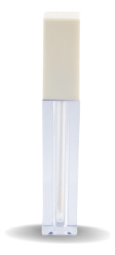 Recipiente Vazio P Gloss Labial Frasco Quadrado Premium 10un Cor Branco