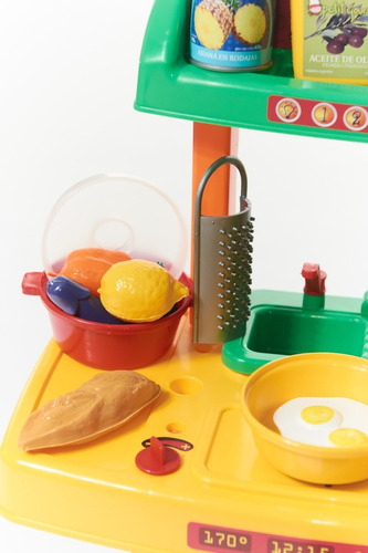 Imagen 2 de 7 de Cocina Juguete Lionels Petit Chica 22 Accesorios Creciendo