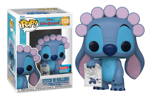 Stitch In Rollers 1124 Exclus Pop Funko Lilo E Stitch Disney