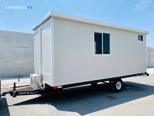 Caseta Móvil Remolque, Oficina Móvil 8x24 - Con Baño Y Priv.