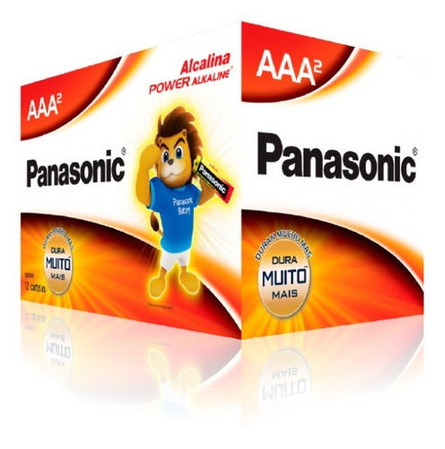 Batería alcalina Panasonic Aaa Cx 12x2 (24 unidades)