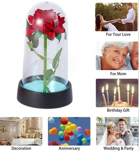 . Flores Artificiales De Rosa Eterna For Regalos For Mujer