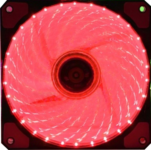 Cooler Fan Led Vermelho Af-e1225 120mm C/ 33 Leds 9 Helices