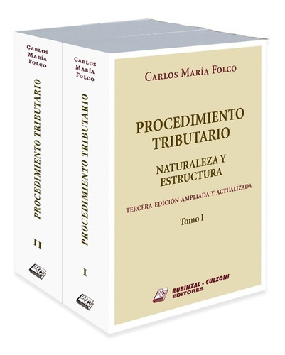 Procedimiento Tributario. Naturaleza Y Estructura. 2 Tomos -