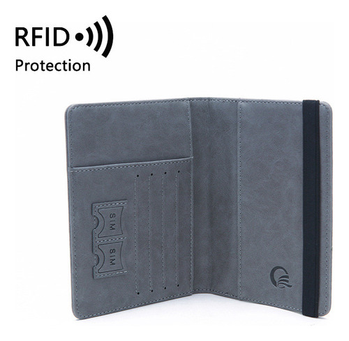 Funda Tipo Cartera Con Blindaje Rfid Para Pasaporte