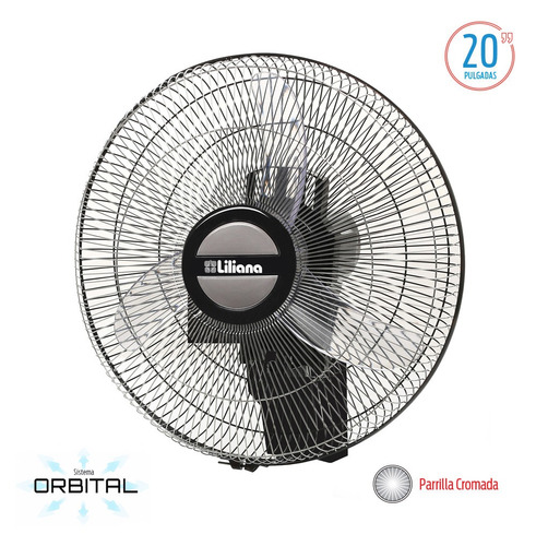 Ventilador Pared 20 Liliana Cromado Potente Silent Gtia X 2