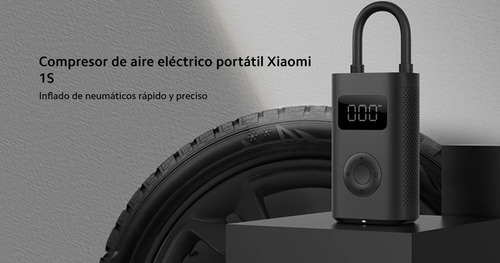 Imagen 8 de 10 de Compresor De Aire Mini Eléctrico Portátil Xiaomi Mjcq04qj 5v