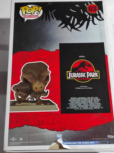 Funko Pop Jurassic Park Tyrannosaurus Rex Y Velociraptor #2 (Usado)