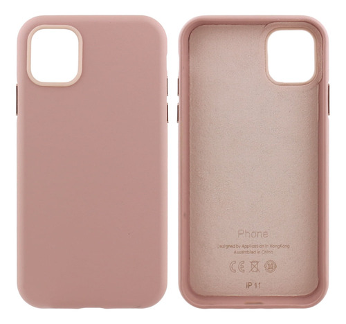 Case Para iPhone 11 Sintética Amortiguador De Choques Rosado