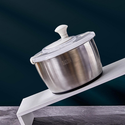 Cesta Giratoria Para Ensaladas De 5 L, Lavadora Giratoria