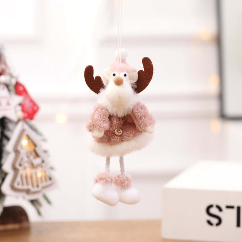Juego De 4 Piezas De Adornos Navideños Para Colgar Muñecos D