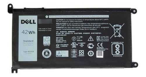 Bateria Dell Wdx0r Wdxor 42wh Dell Inspiron 15 5567 5568 13