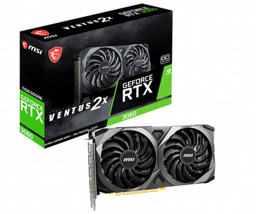 Placa De Video Nvidia Geforce Msi Rtx 3060 Ventus 12gb Oc