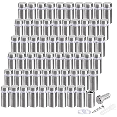 60 Pcs Tornillos Separadores De Acero Inoxidable, Sopor...