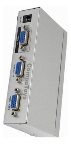 Zvga02b Splitter Electronico Vga 1x2 De 250 Mhz Computoys