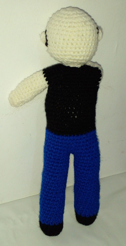 Muñeco Patricio Rey Tejido A Crochet. 50 Cm. Parque Chas.